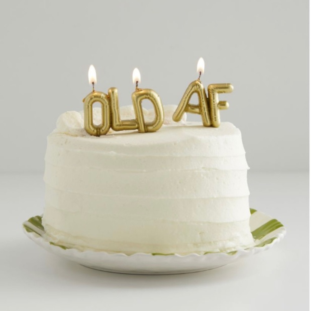 NIB Urban Outfitters Old AF Party Candle Set